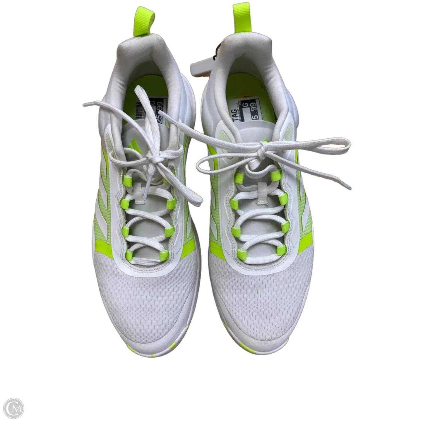 Shoes Athletic By Adidas In White, Size: 9