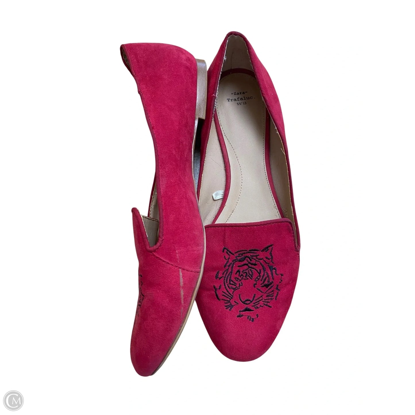 Shoes Flats By Zara In Red, Size: 8
