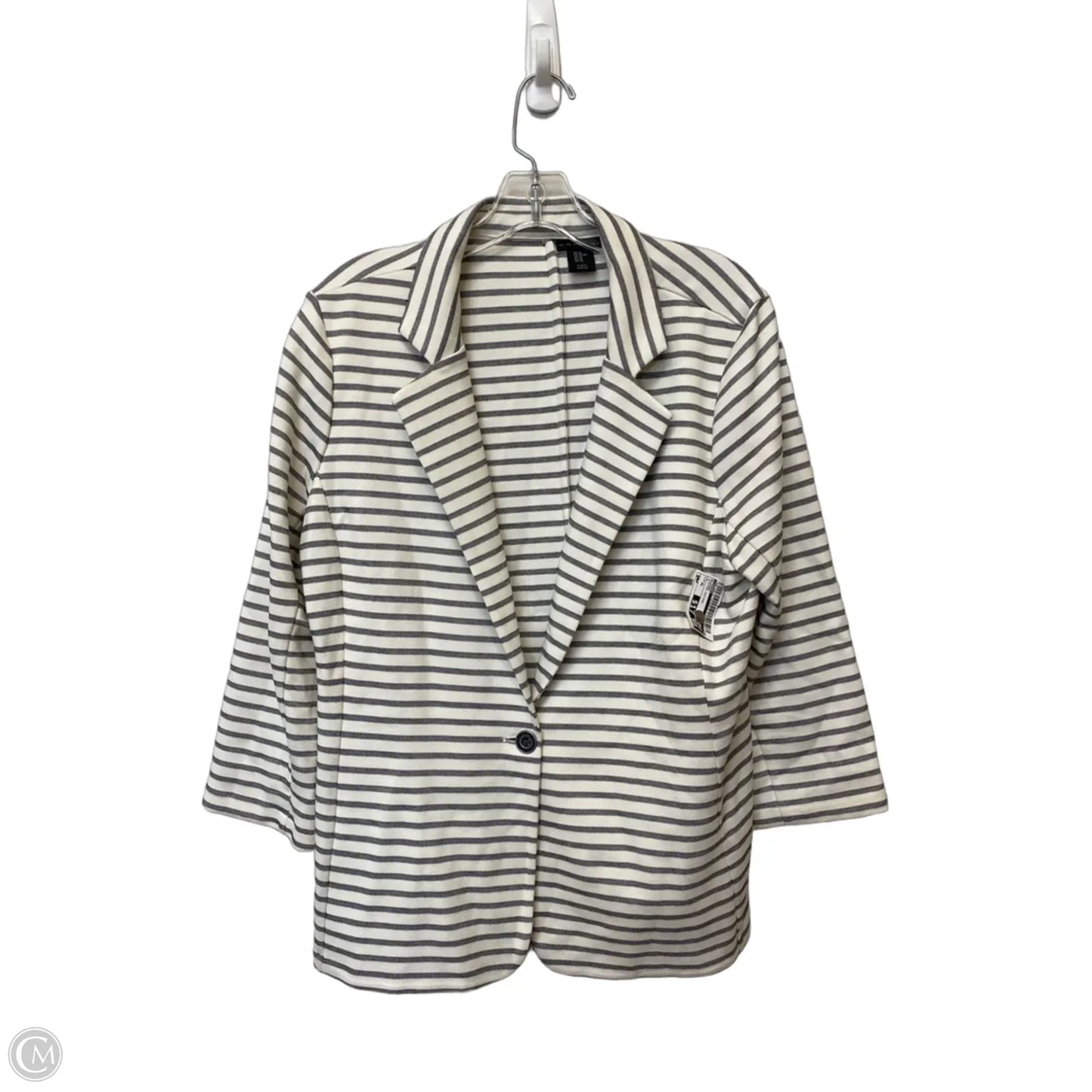 Blazer By Tahari In Striped Pattern, Size: Xl