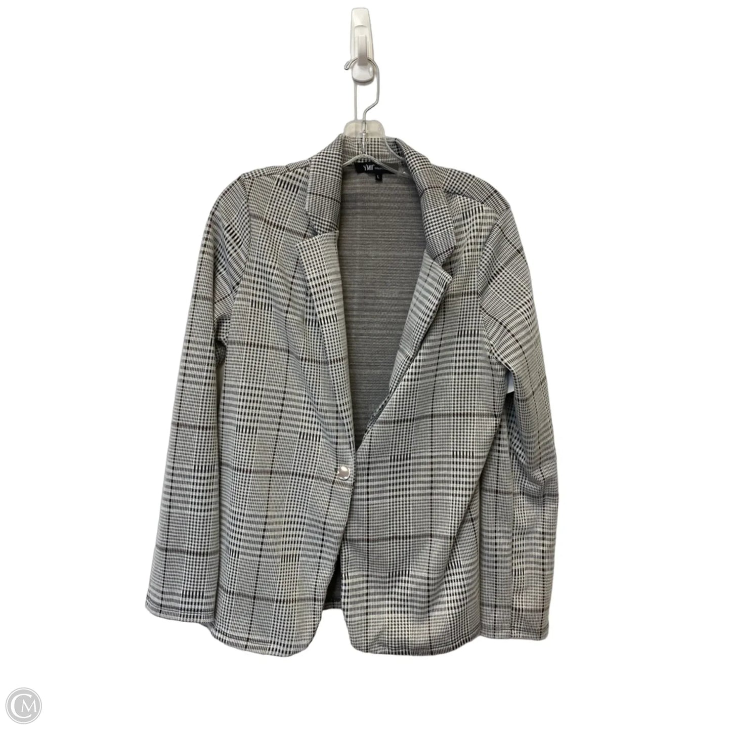 Blazer By Ymi In Plaid Pattern, Size: L