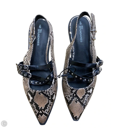 Shoes Flats By No Boundaries In Snakeskin Print, Size: 9