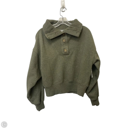 Sweatshirt Collar By Aerie In Green, Size: Xs