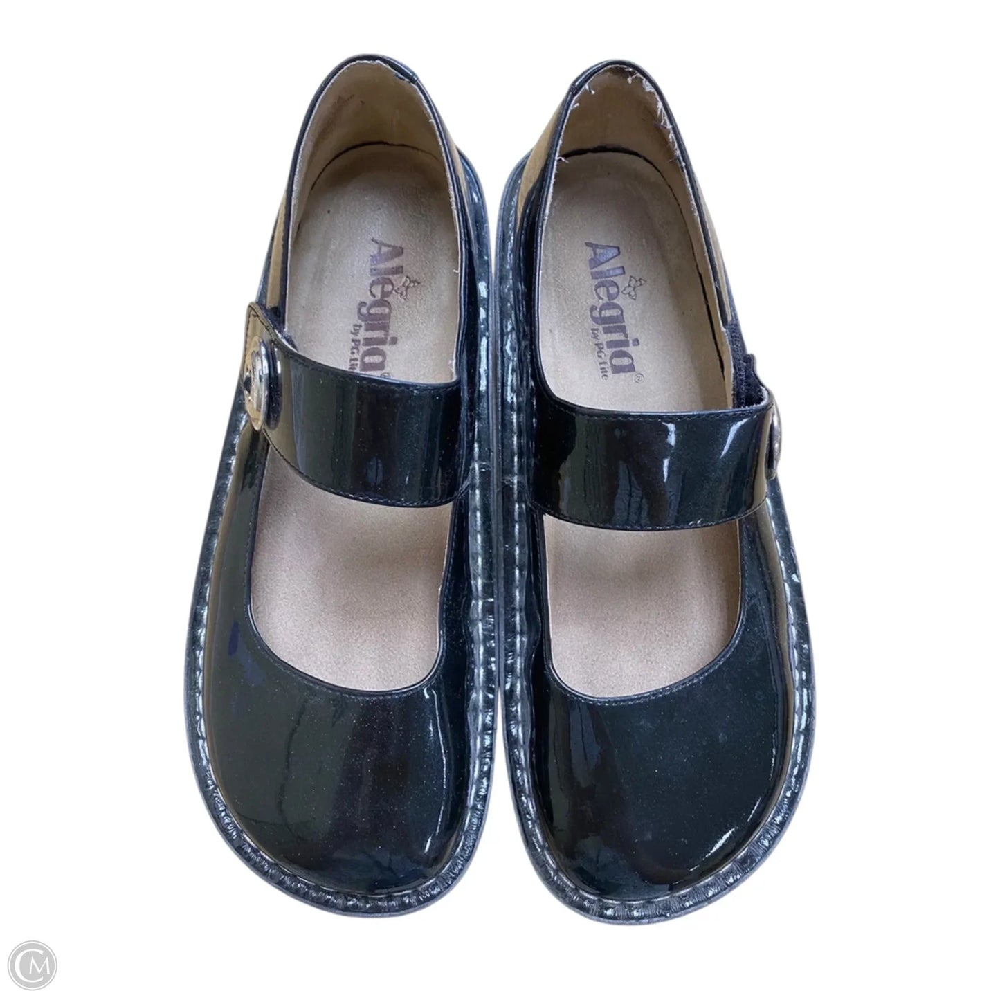 Shoes Flats By Alegria In Black, Size: 8