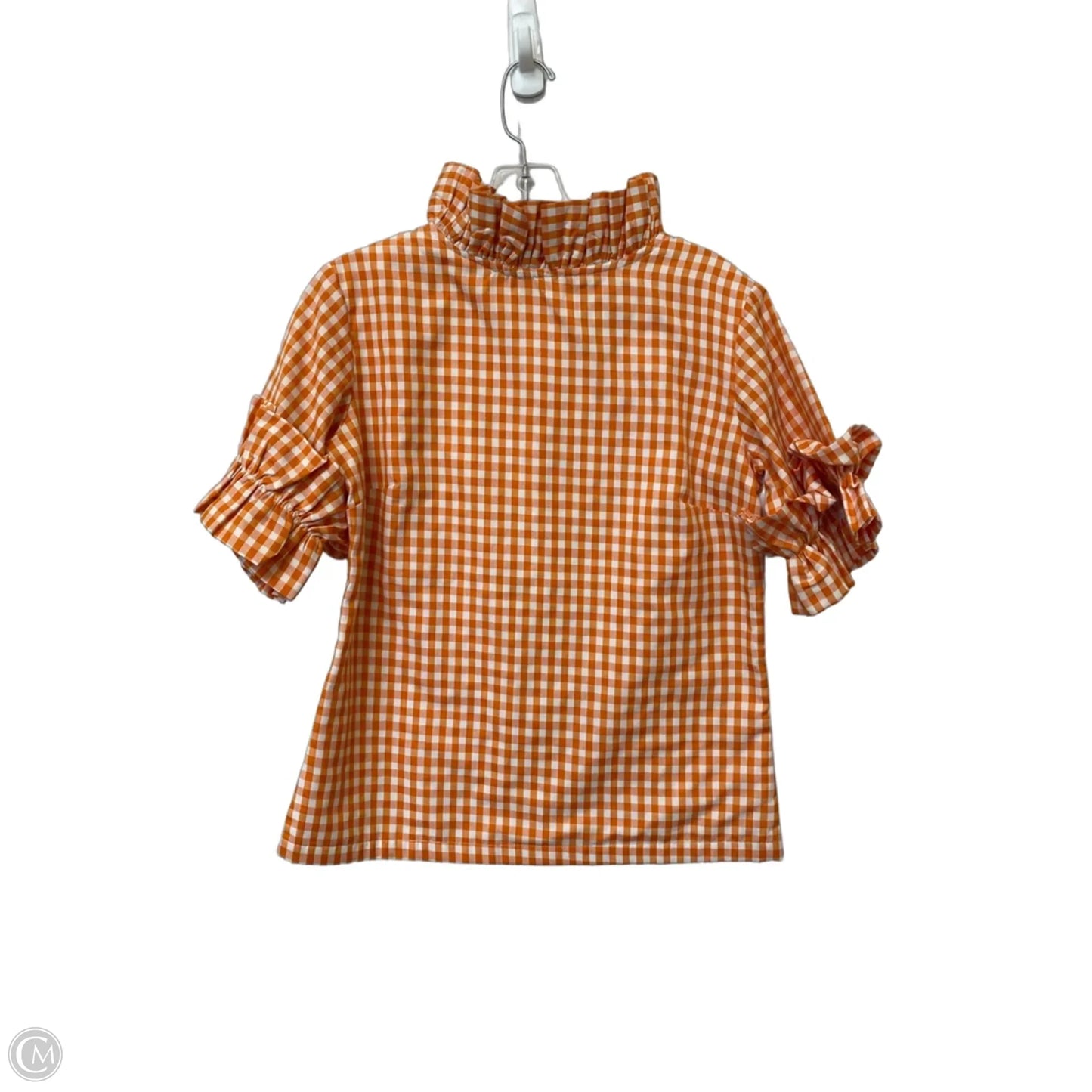Top Short Sleeve By Clothes Mentor In Orange, Size: S
