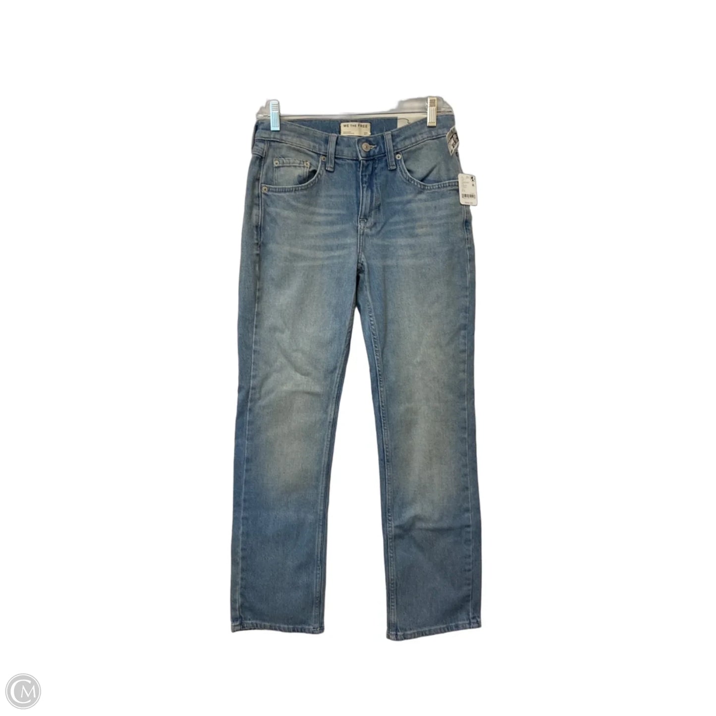 Jeans Straight By We The Free In Blue Denim, Size: 4