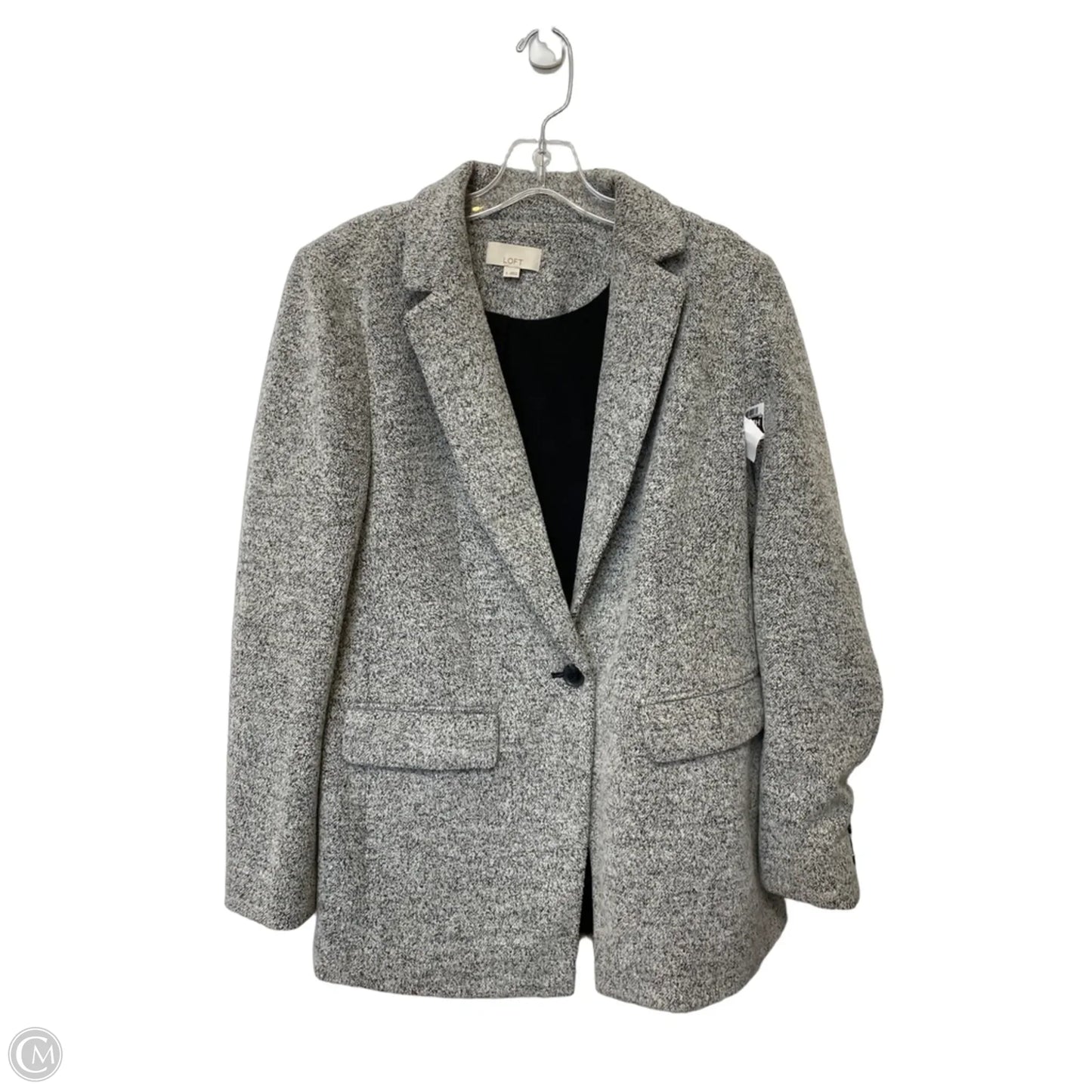 Blazer By Loft In Grey, Size: 8