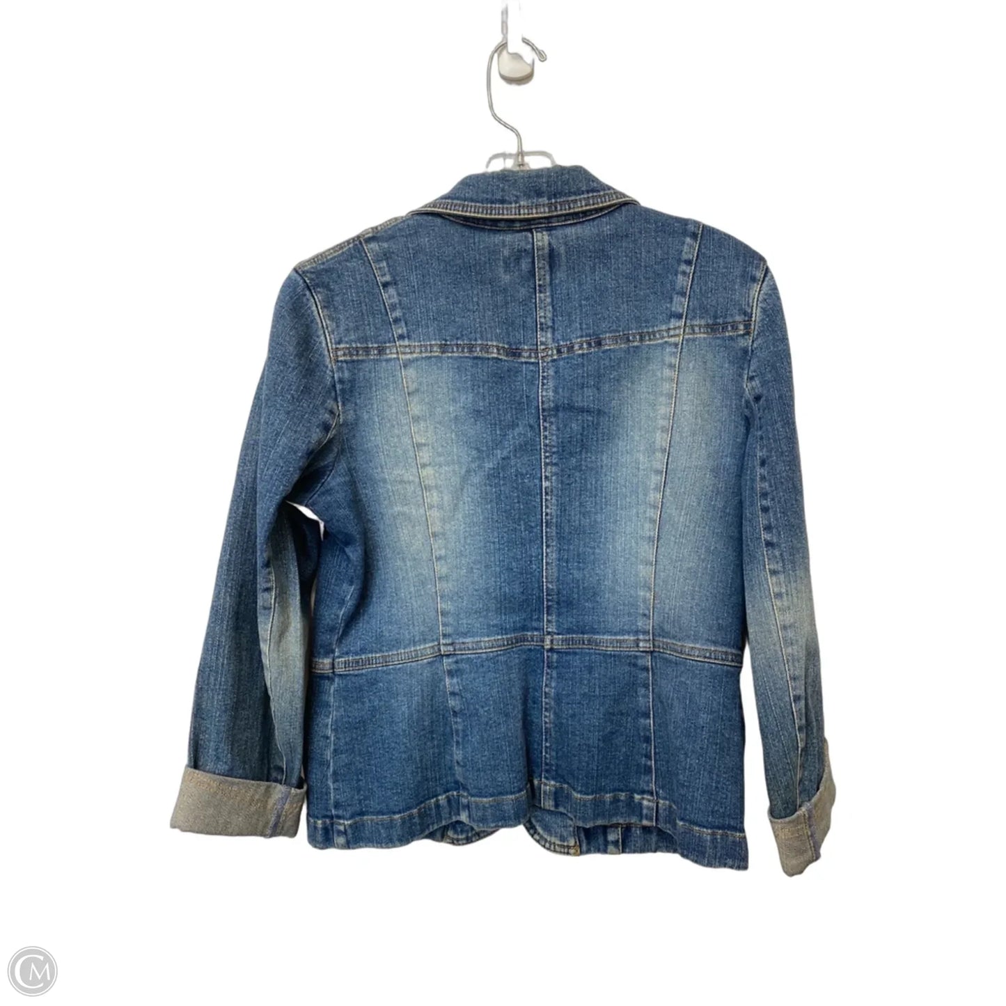 Jacket Denim By Loft In Blue Denim, Size: 8