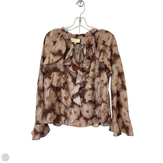 Top Long Sleeve By Melloday In Floral Print, Size: S