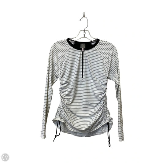 Athletic Top Long Sleeve Crewneck By Calia In Striped Pattern, Size: M