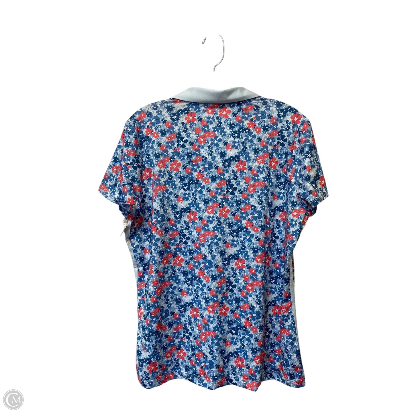 Athletic Top Short Sleeve By Clothes Mentor In Floral Print, Size: L