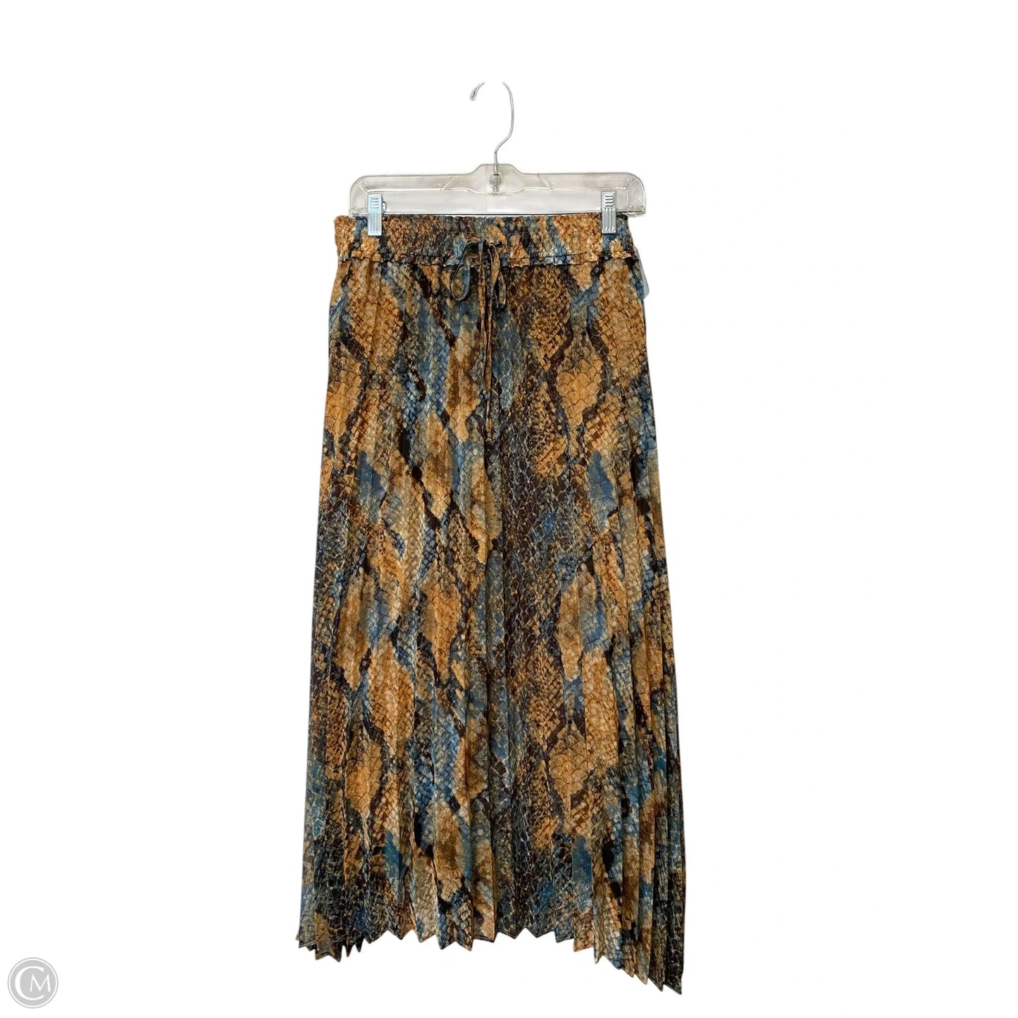 Skirt Maxi By Olivaceous In Snakeskin Print, Size: L