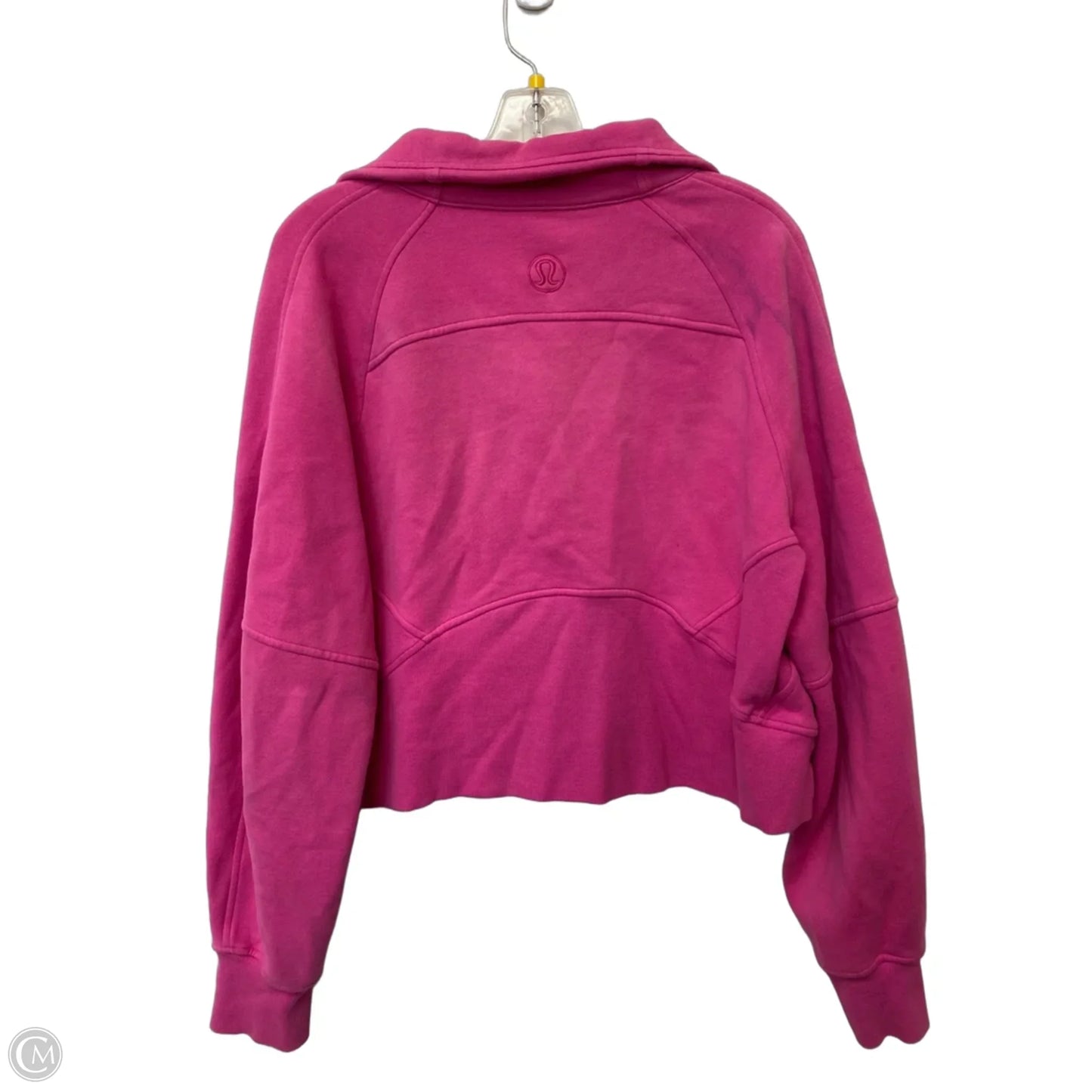 Athletic Jacket By Lululemon In Pink, Size: M