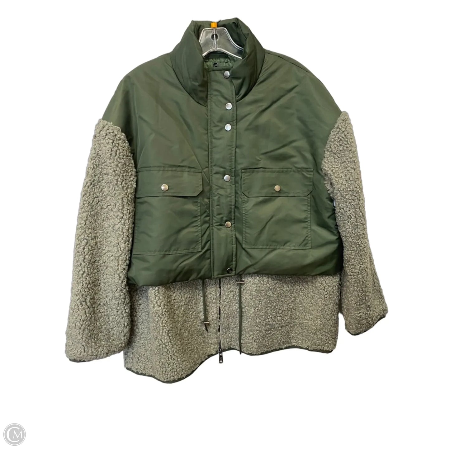Jacket Puffer & Quilted By Avec Les Filles In Green, Size: Xl