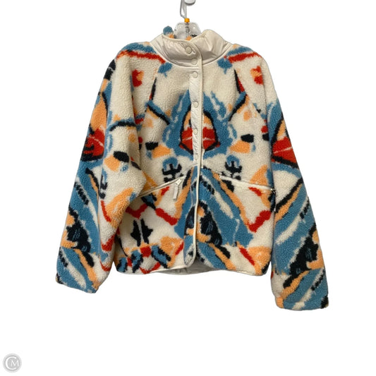 Jacket Faux Fur & Sherpa By Free People In Multi-colored, Size: Xl