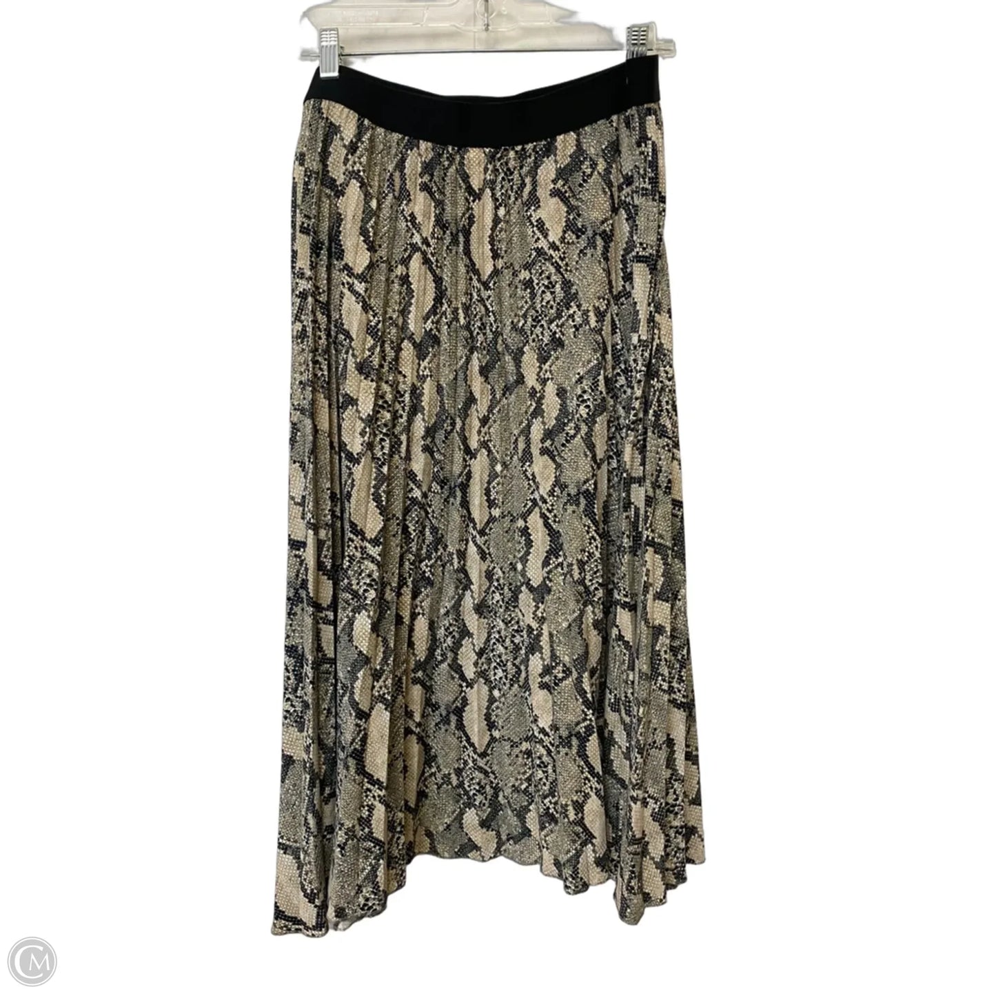 Skirt Maxi By H&m In Snakeskin Print, Size: Xl