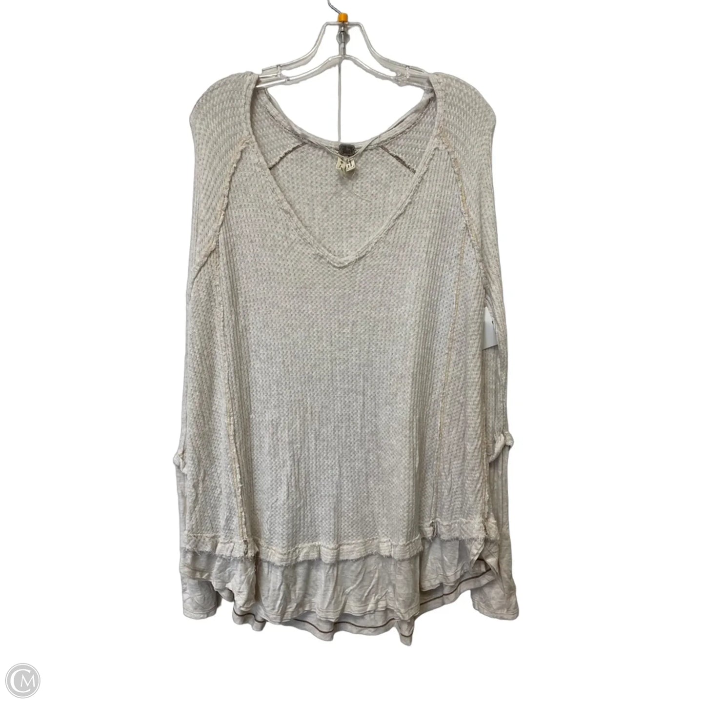 Top Long Sleeve Basic By We The Free In Grey, Size: L