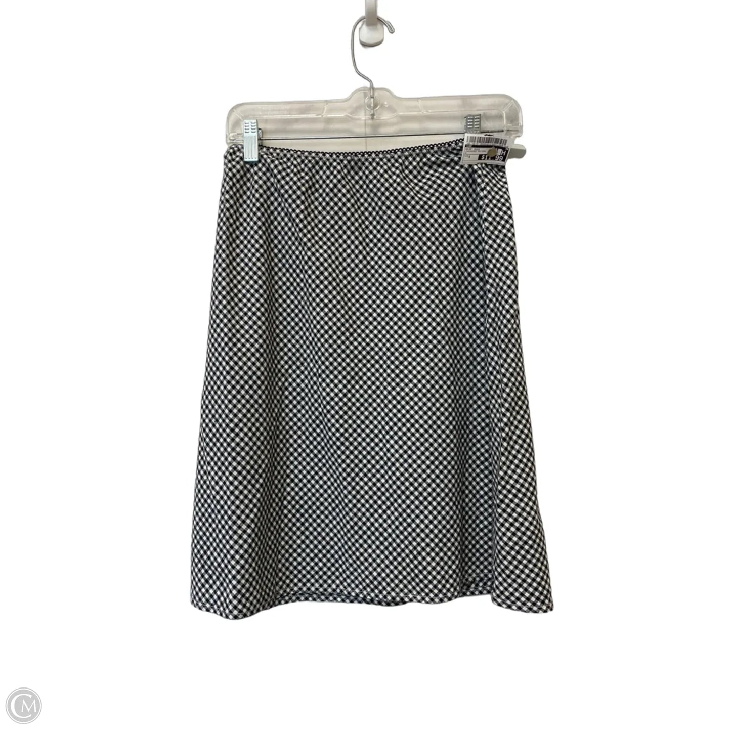 Skirt Midi By Gap In Checkered Pattern, Size: S