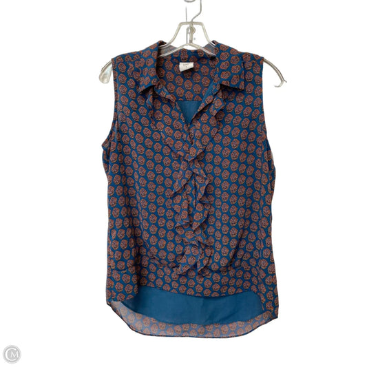 Top Sleeveless By Cabi In Multi-colored, Size: S