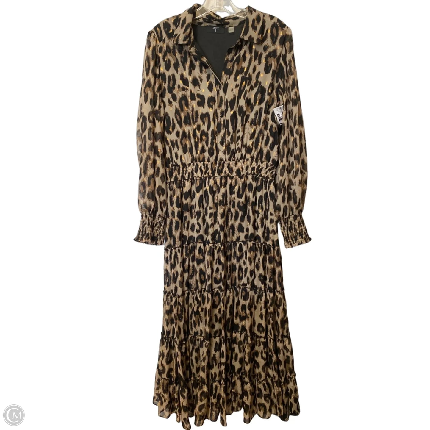 Dress Casual Maxi By T Tahari In Animal Print, Size: Xl