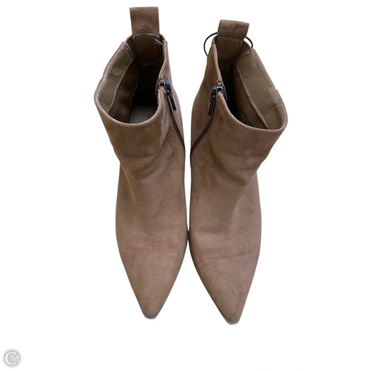 Boots Ankle Heels By Universal Thread In Brown, Size: 7