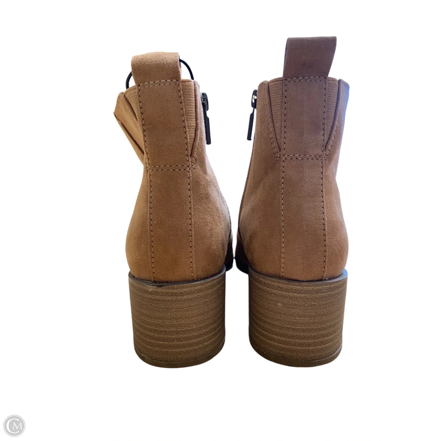 Boots Ankle Heels By Universal Thread In Brown, Size: 7