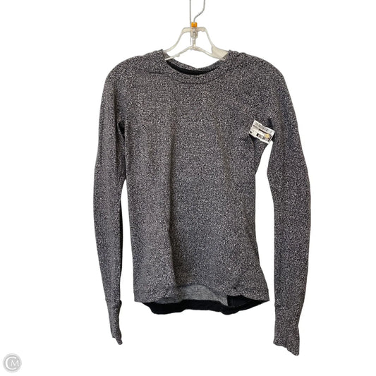 Athletic Top Long Sleeve Crewneck By Lululemon In Grey, Size: M