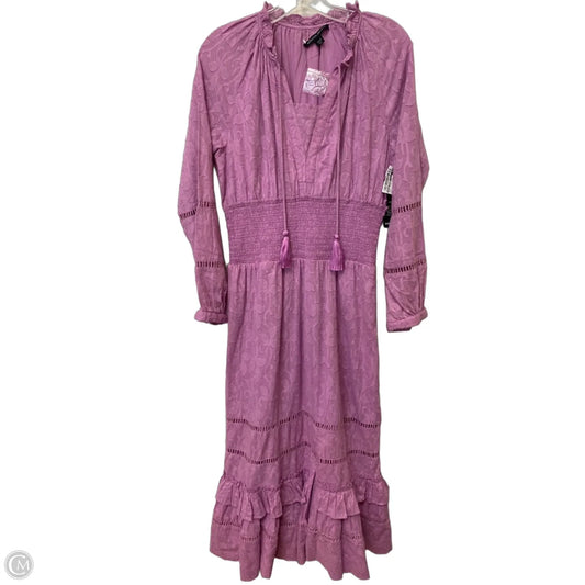 Dress Casual Maxi By Boston Proper In Purple, Size: M