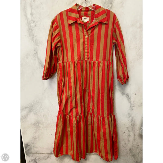 Dress Casual Maxi By Maeve In Striped Pattern, Size: S