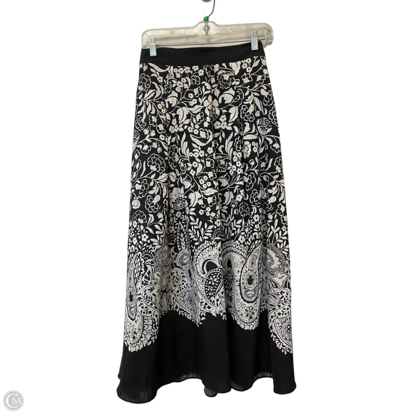 Skirt Maxi By White House Black Market In Black & White, Size: 4