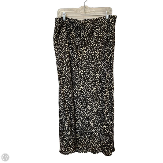 Skirt Maxi By A New Day In Animal Print, Size: Xl