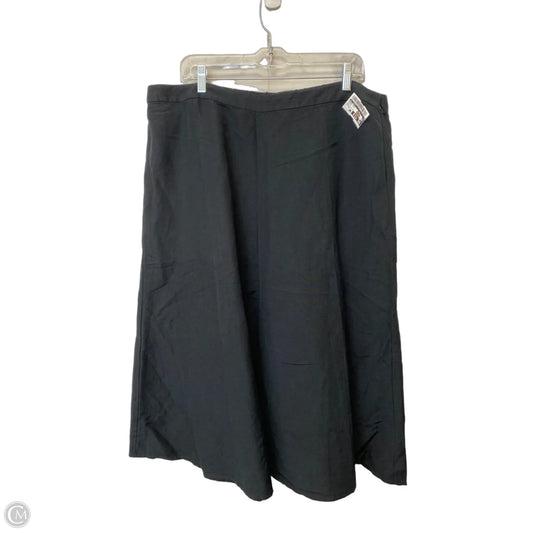 Skirt Maxi By J. Jill In Black, Size: Xl