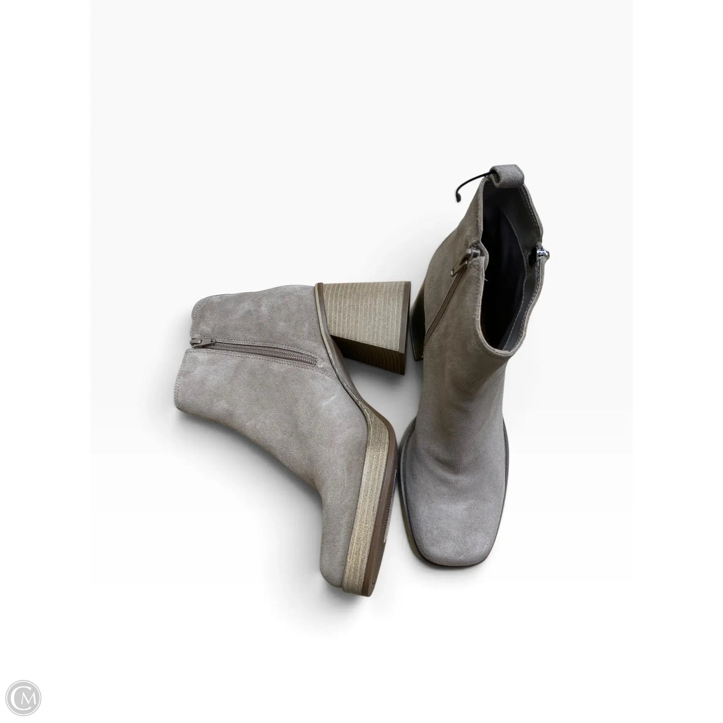 Boots Ankle Heels By Copper Key In Tan, Size: 9.5