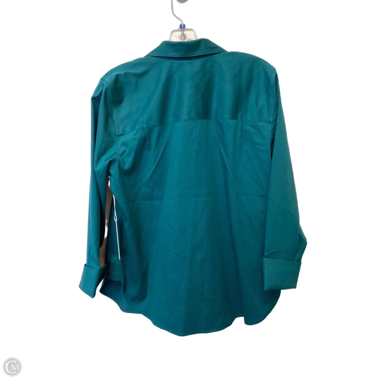 Top Long Sleeve By Chicos In Teal, Size: 8