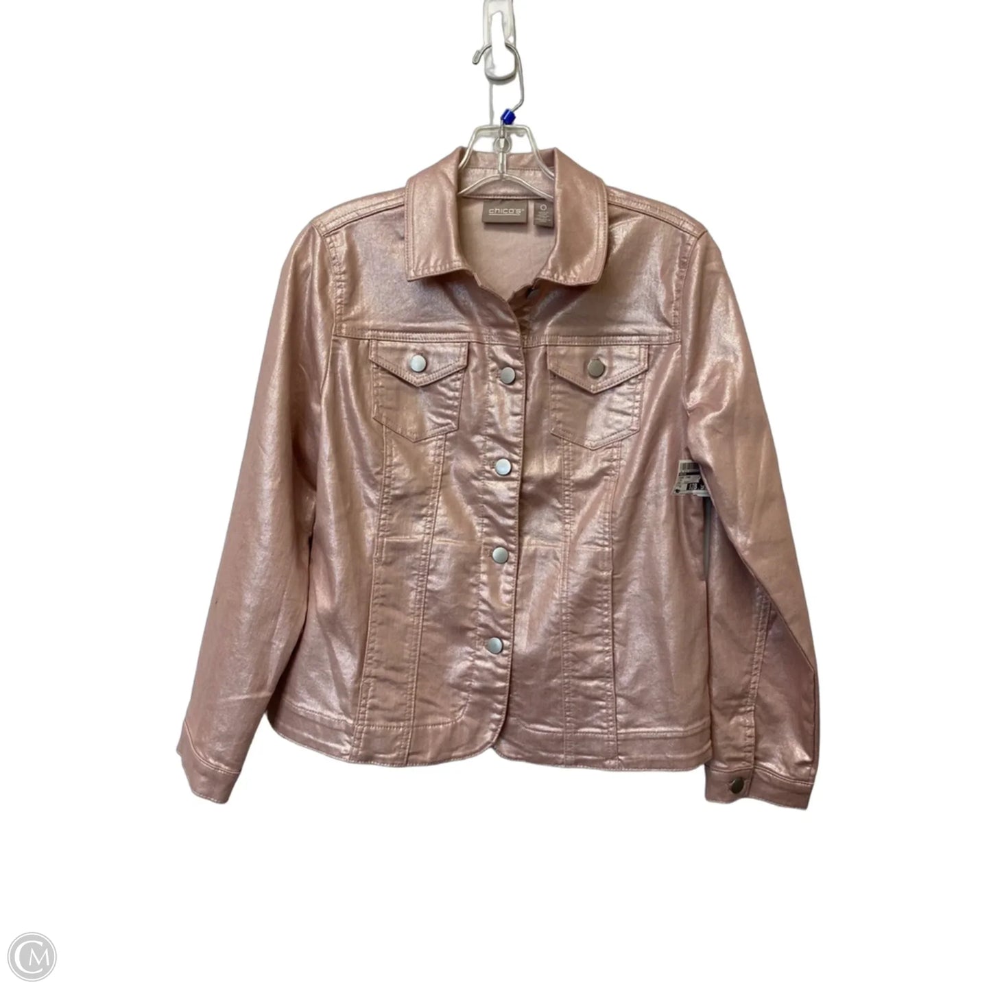 Jacket Other By Chicos In Pink, Size: 0