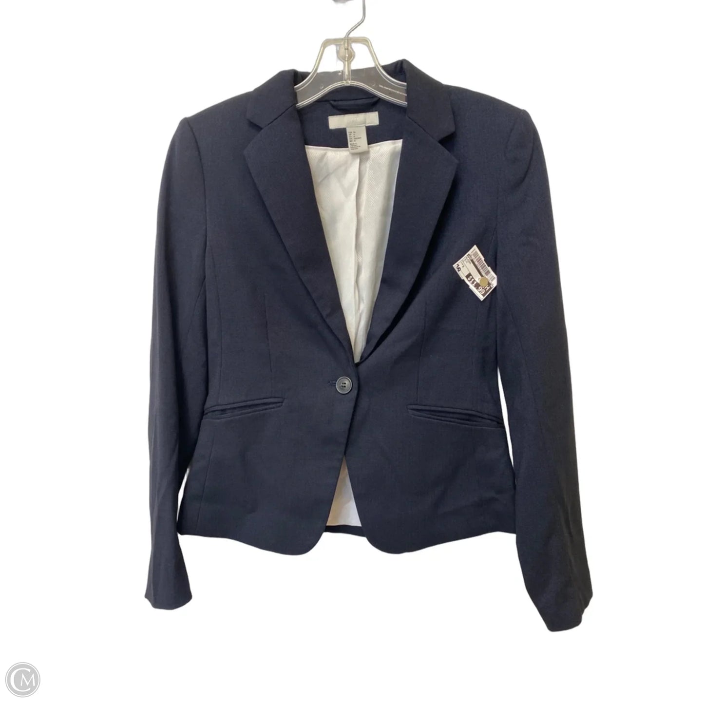 Blazer By H&m In Blue, Size: 6