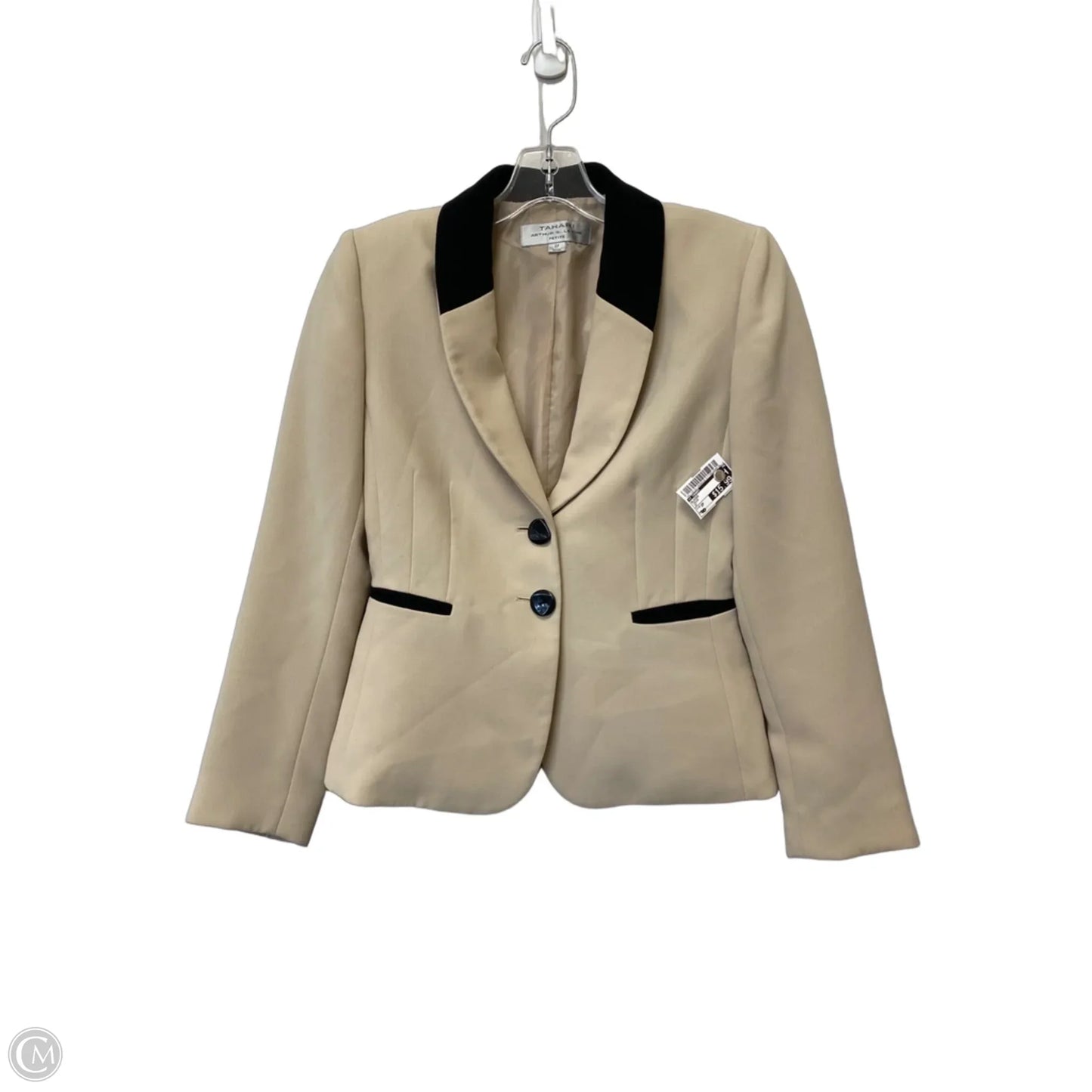Blazer By T Tahari In Cream, Size: 2p