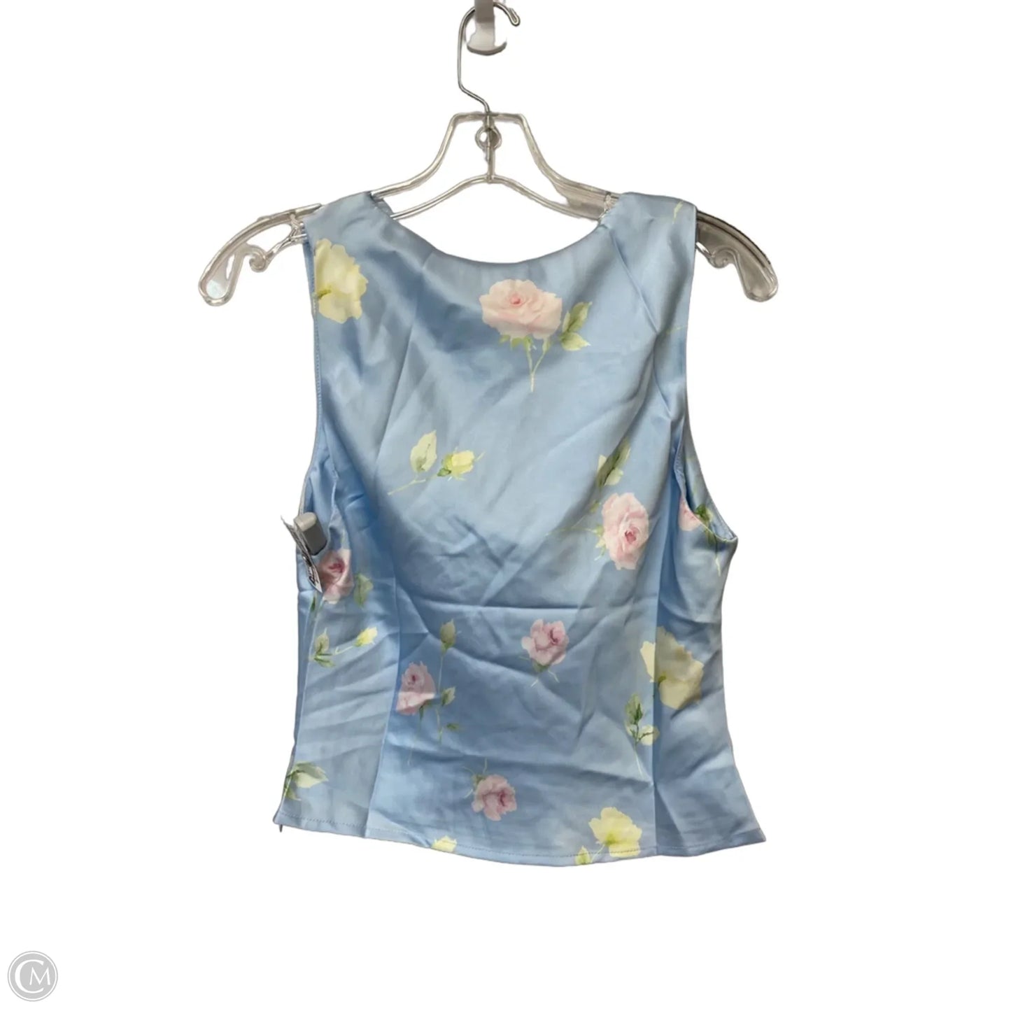 Top Sleeveless By Le Lis In Blue, Size: M