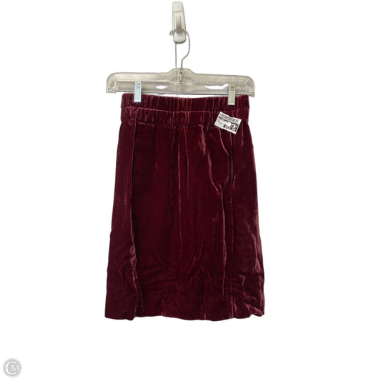 Skirt Midi By J. Crew In Red, Size: Xxsp