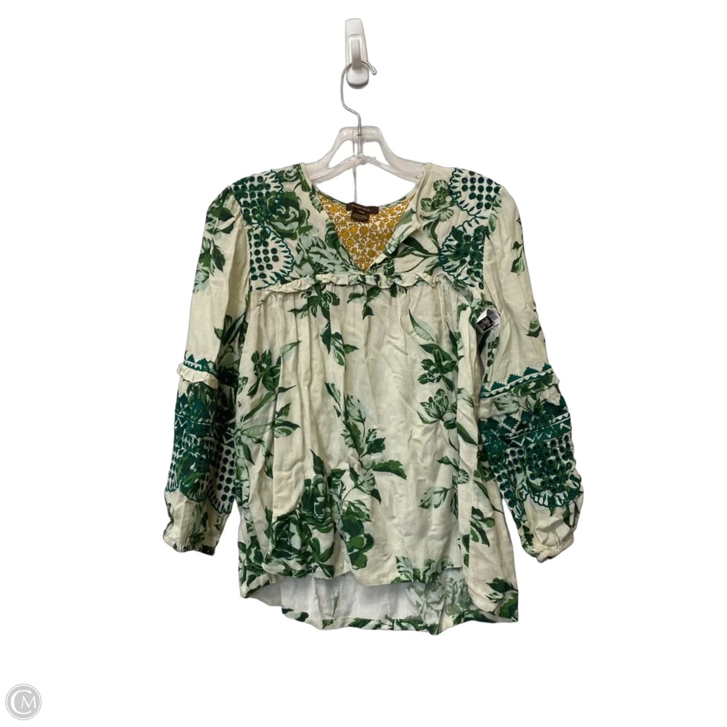 Top Long Sleeve By Clothes Mentor In Green, Size: Xxs