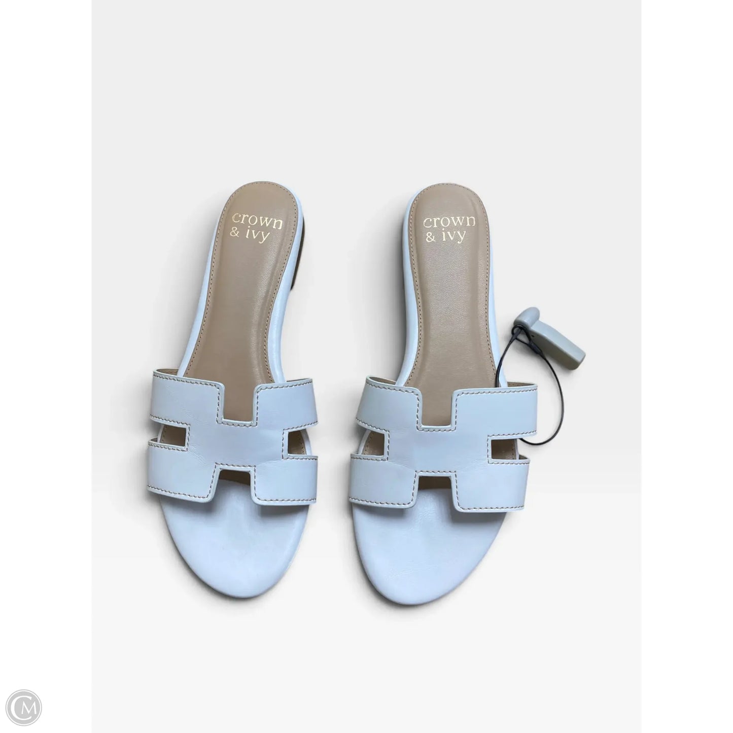 Sandals Flats By Crown And Ivy In White, Size: 8
