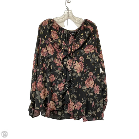 Top Long Sleeve By Torrid In Floral Print, Size: 2x