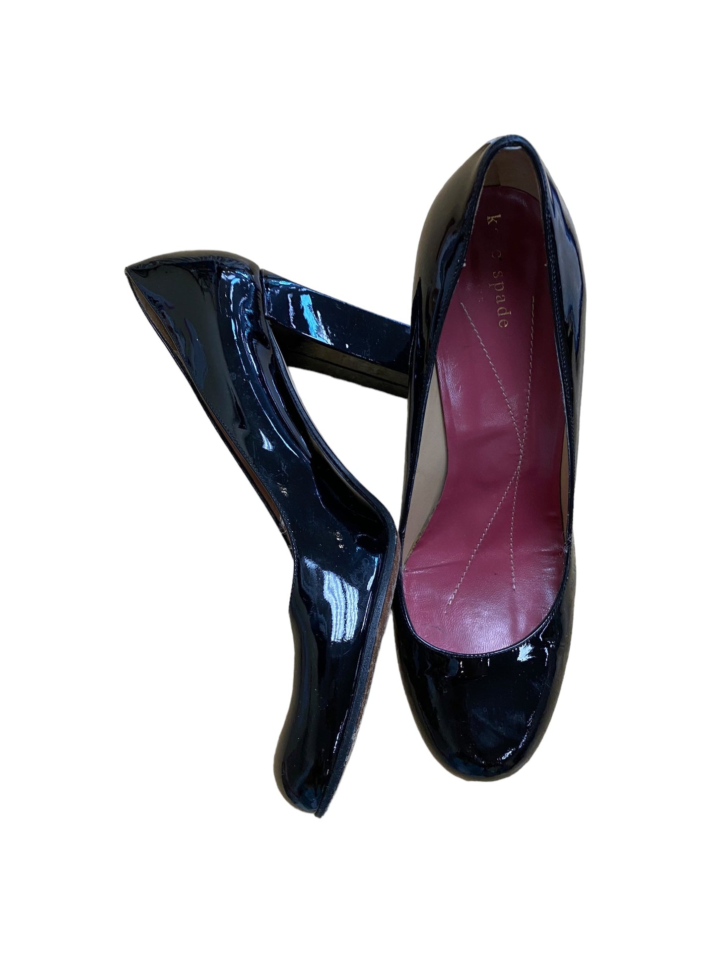 Black Shoes Heels Block Kate Spade, Size 9.5