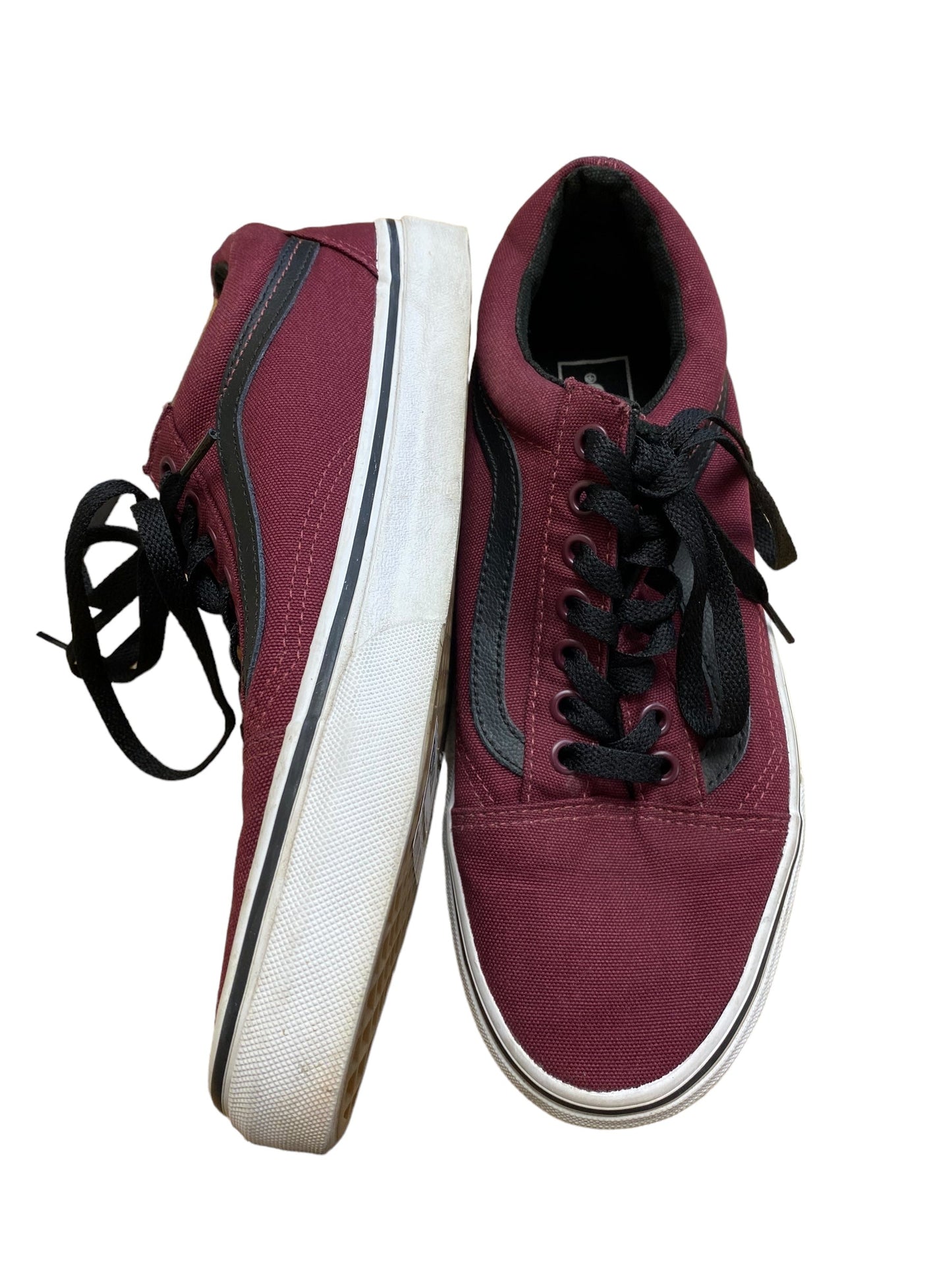 Shoes Sneakers By Vans In Red, Size: 10