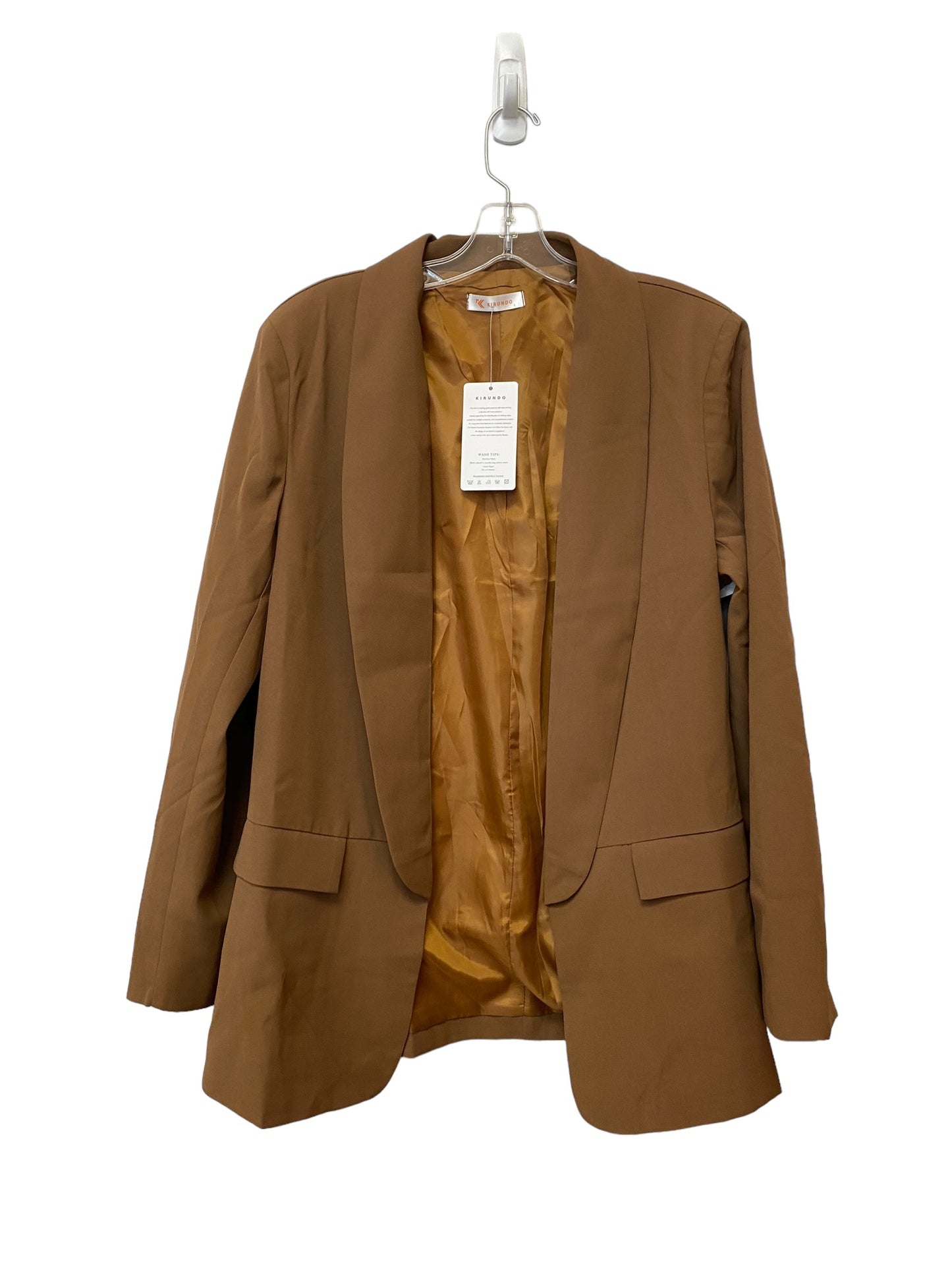 Brown Blazer Clothes Mentor, Size L