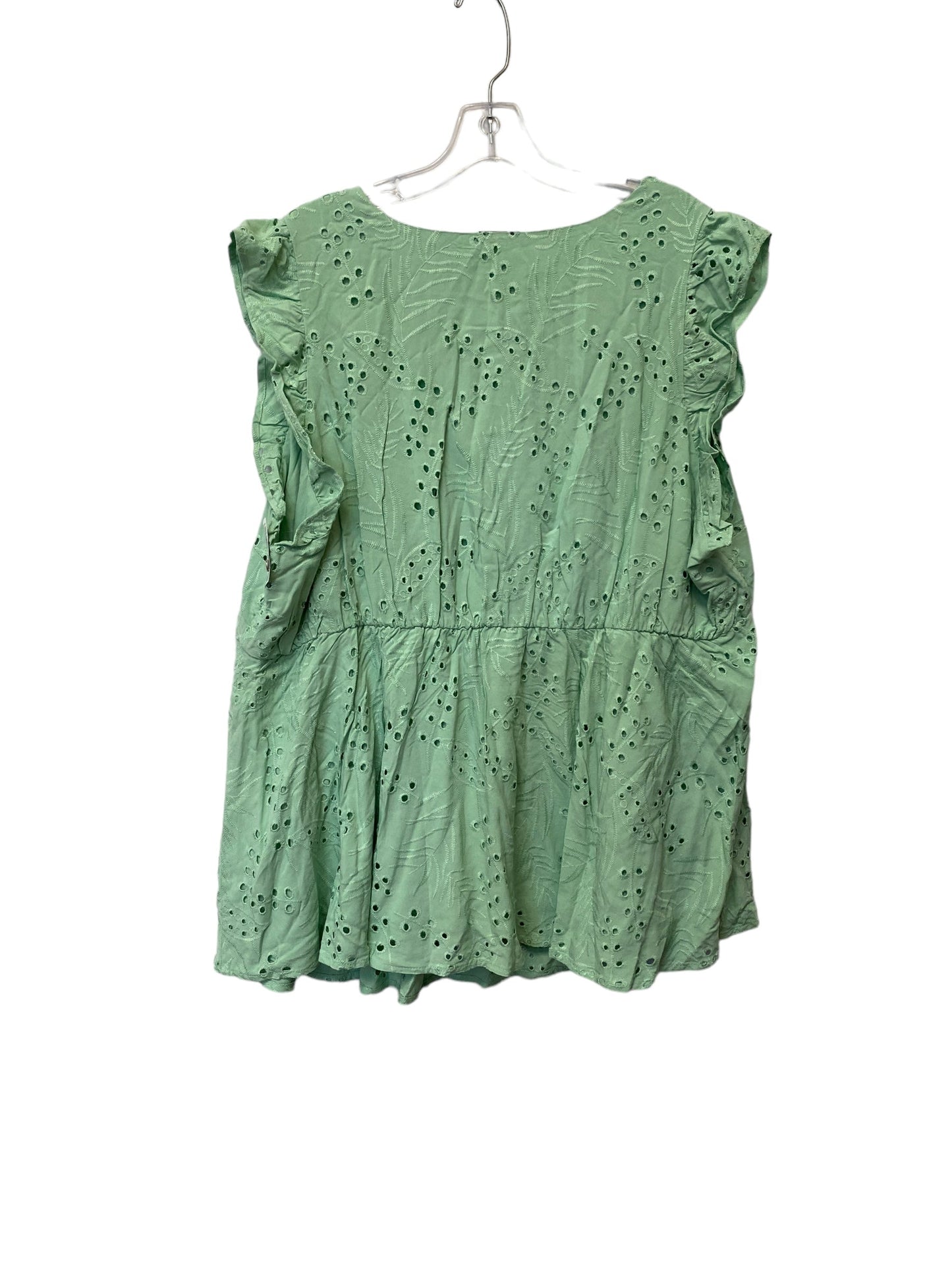 Green Top Short Sleeve Torrid, Size 3x