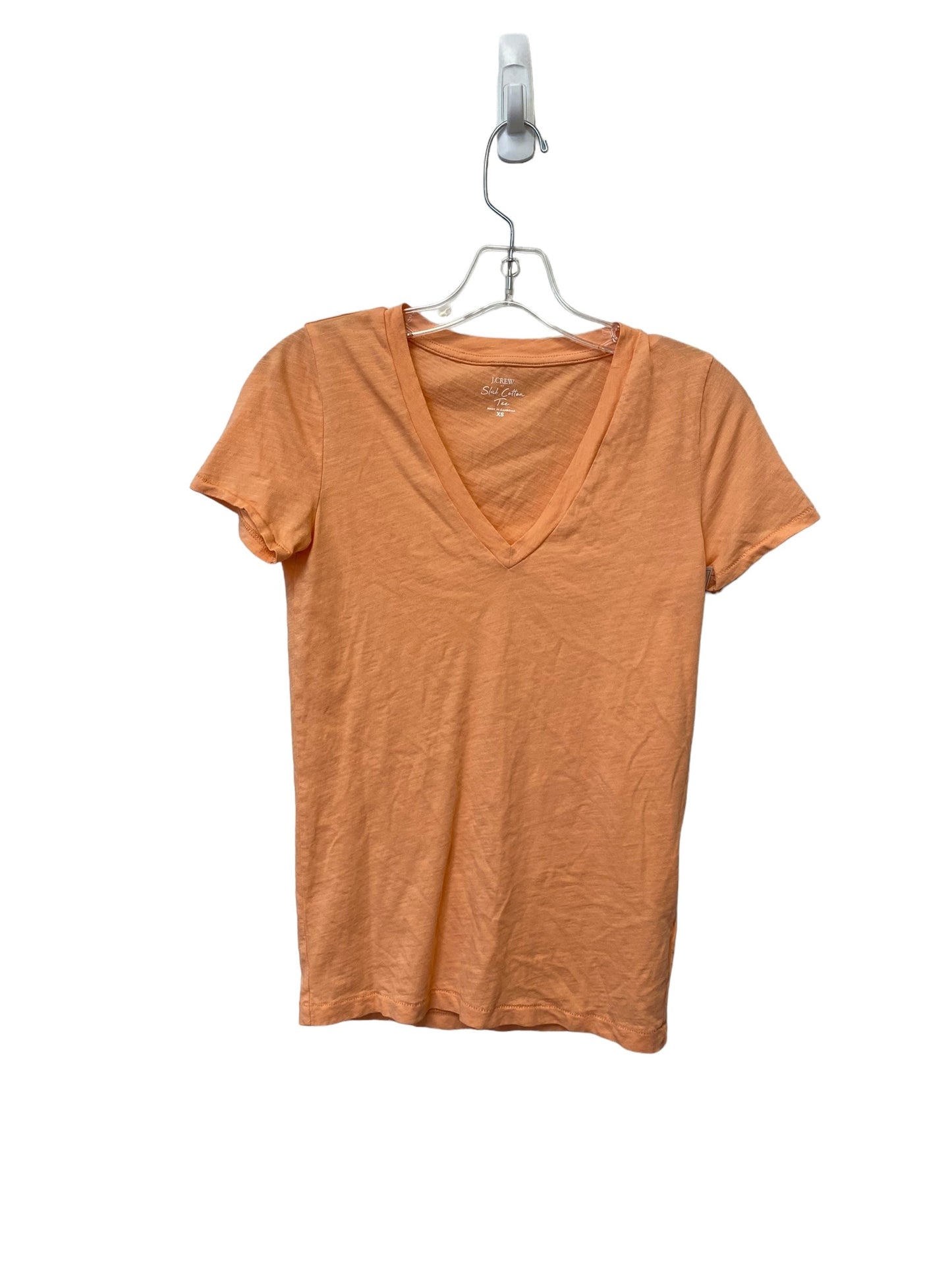 Orange Top Short Sleeve J. Crew, Size Xs