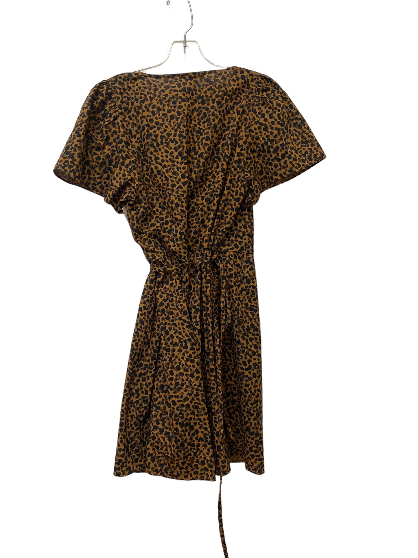 Animal Print Dress Casual Short Madewell, Size M