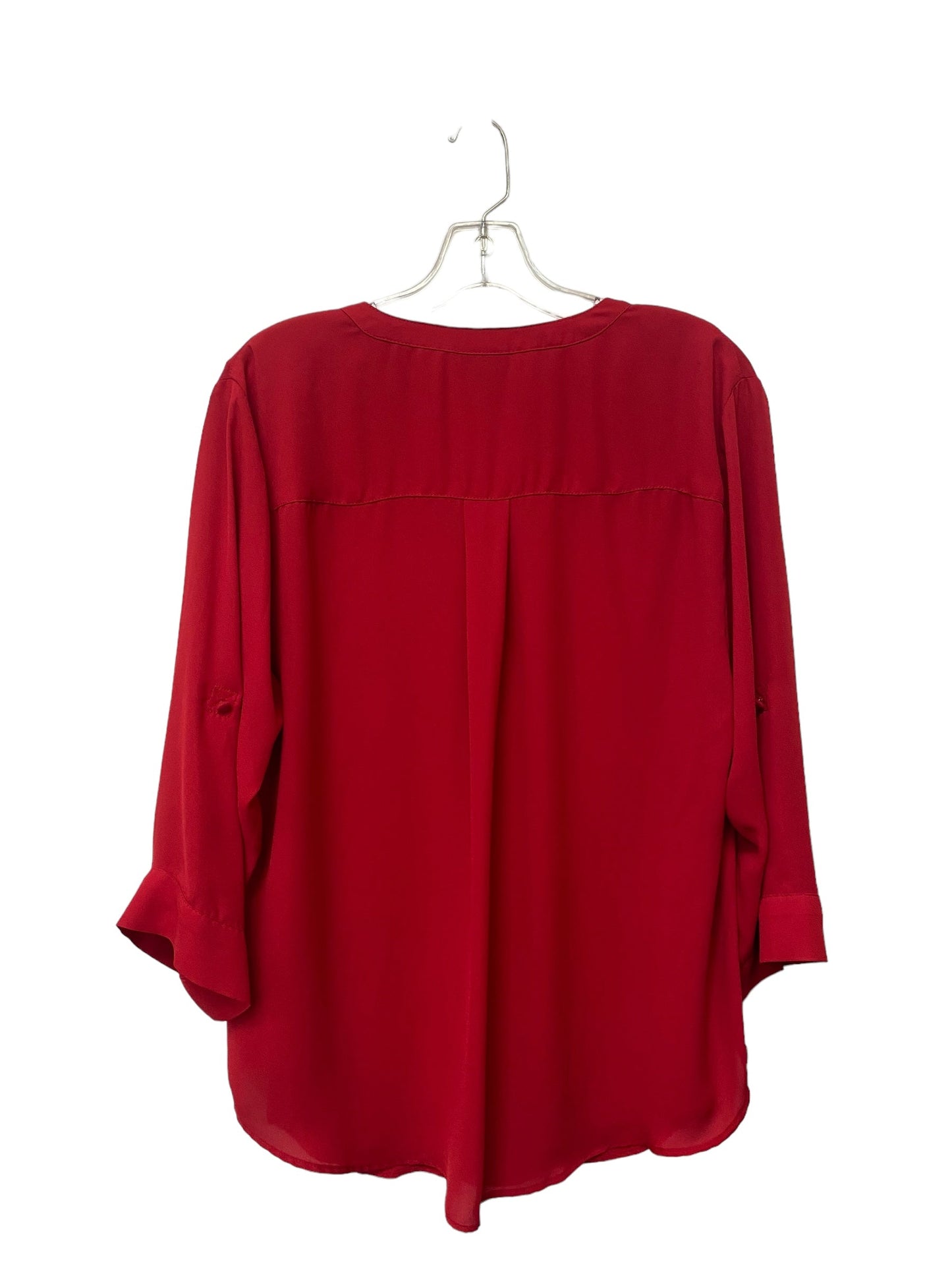 Red Top 3/4 Sleeve Torrid, Size 1