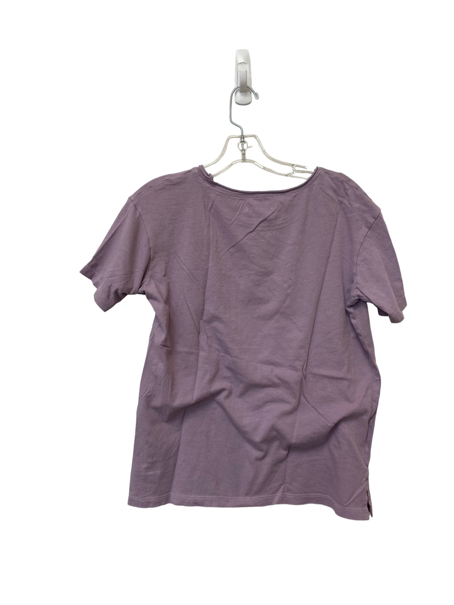 Purple Top Short Sleeve Madewell, Size Xxs