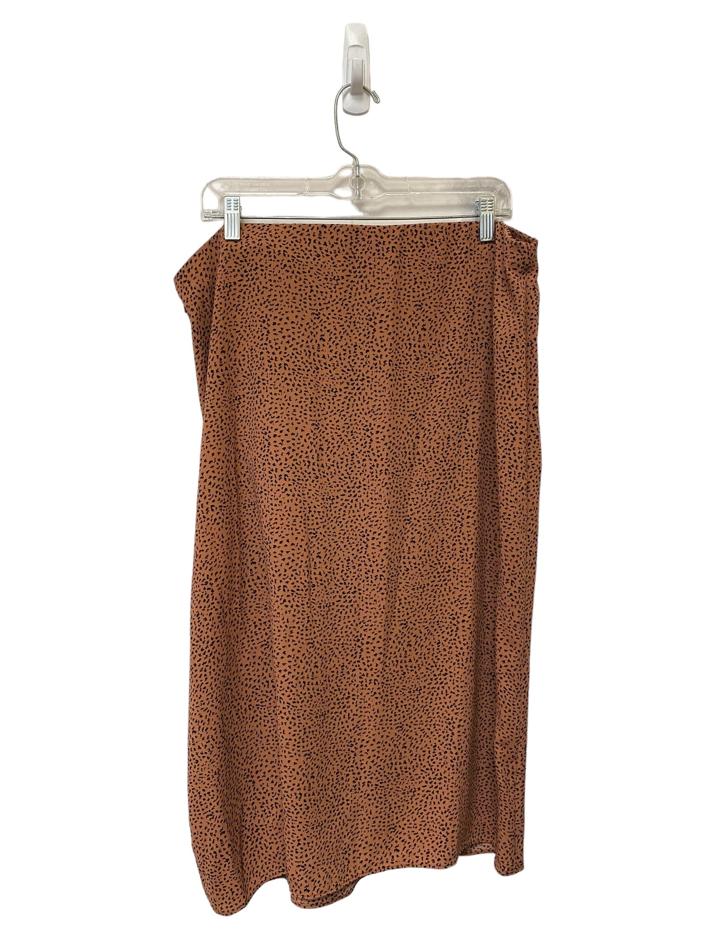 Black & Brown Skirt Midi Nine West, Size Xl